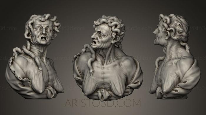 Busts and heads antique and historical (BUSTA_0031) 3D model for CNC machine